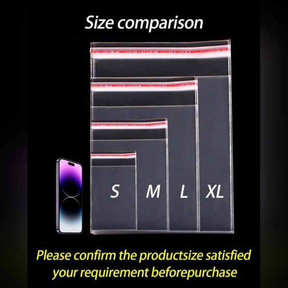 15 8x10 Clear Polymailers -LG - Picture 6 of 6